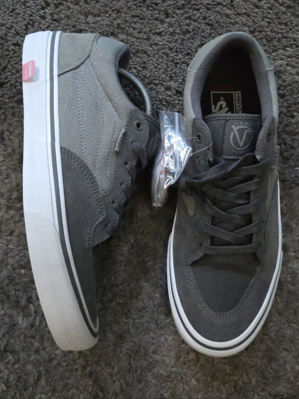 Vans Rowan Pro Men 10.5 Granite Rock Grey Sickstick Popcush 072026 - Picture 1 of 9